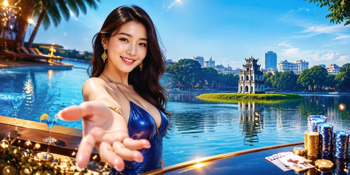 Không khí lễ hội giải trí casino sôi động tại Hà Nội với ánh đèn rực rỡ về đêm