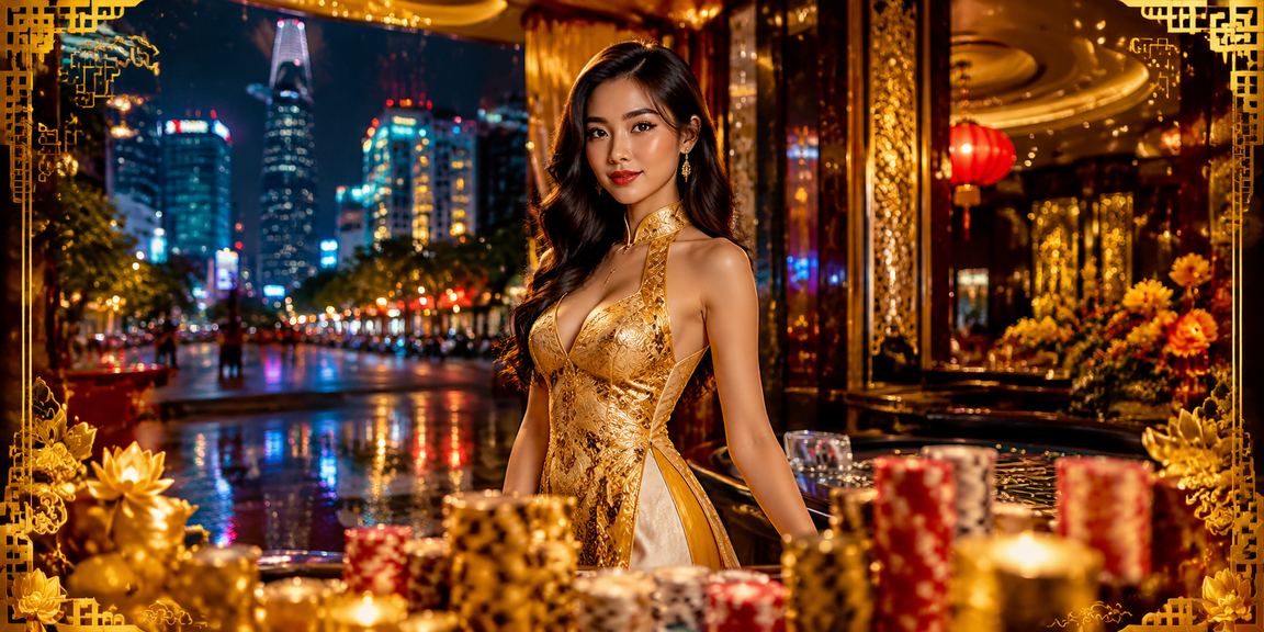 Người chơi đăng nhập tài khoản casino tại Thành phố Hồ Chí Minh về đêm