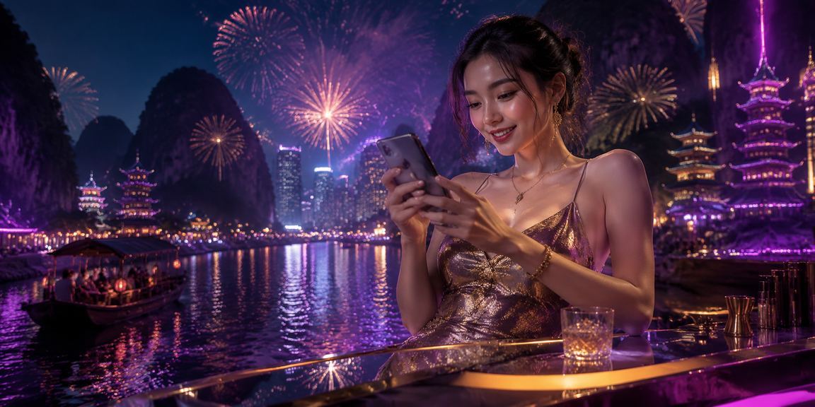 Bầu không khí baccarat neon sôi động về đêm tại Sài Gòn